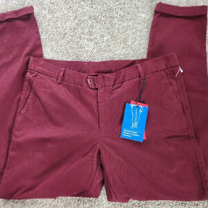 New Men's Red‎ Stretch Pants 36